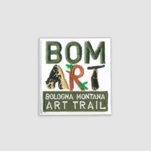 Toppa Bologna Montana Art Trail con Logo Colorato Ricamato